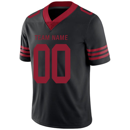 Custom San Francisco 49ers Football Jerseys Team Player or Personalized Design Your Own Name for Men's Women's Youth Jerseys Red