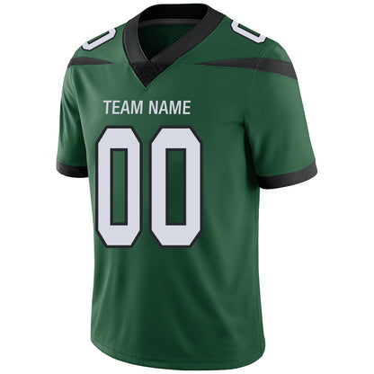 Custom New York Jets Football Jerseys Team Player or Personalized Design Your Own Name for Men's Women's Youth Jerseys Green