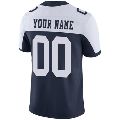 Custom Dallas Cowboys Football Jerseys Team Player or Personalized Design Your Own Name for Men's Women's Youth Jerseys Navy