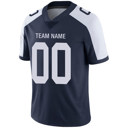 Custom Dallas Cowboys Football Jerseys Team Player or Personalized Design Your Own Name for Men's Women's Youth Jerseys Navy