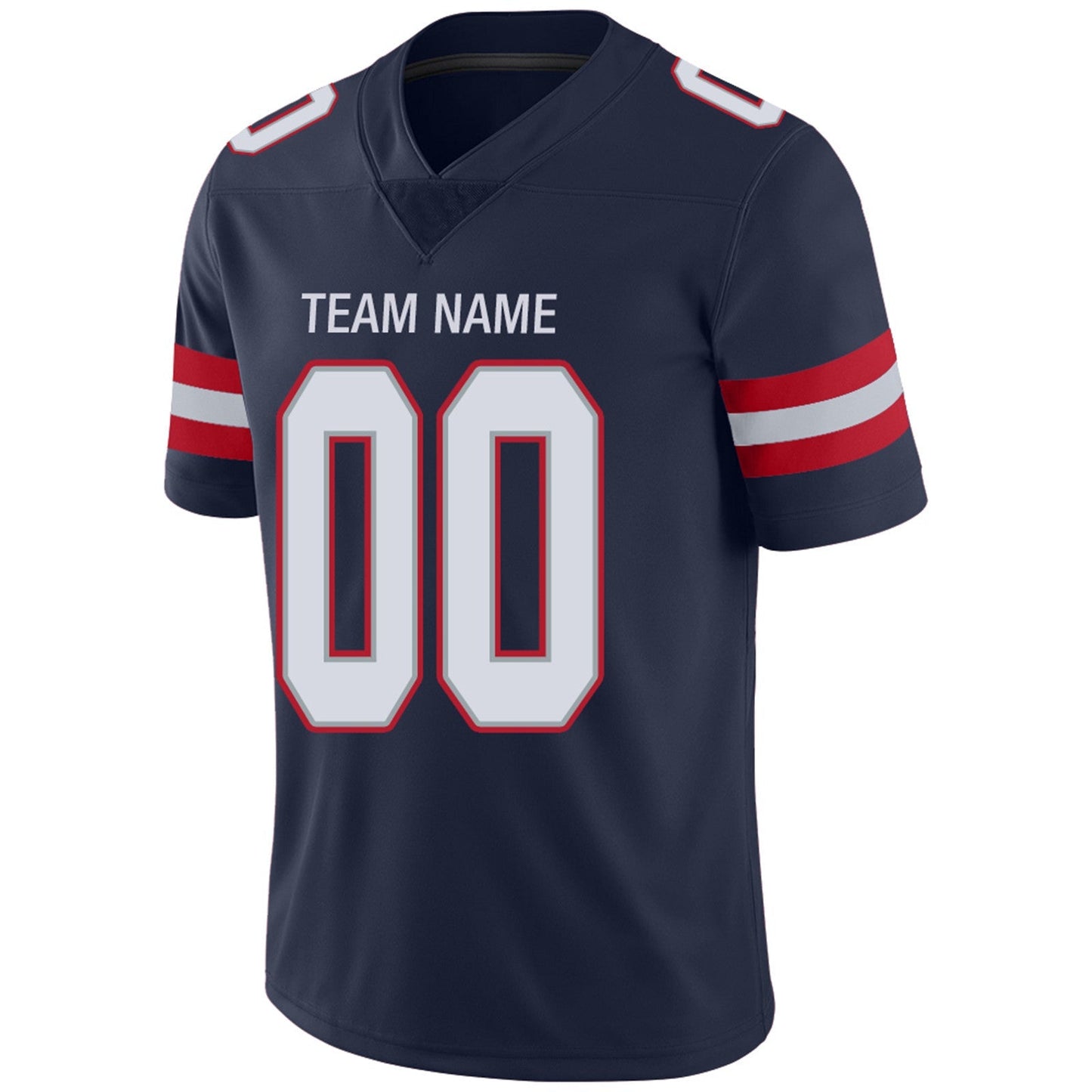 Custom New England Patriots Football Jerseys Team Player or Personalized Design Your Own Name for Men's Women's Youth Jerseys Navy