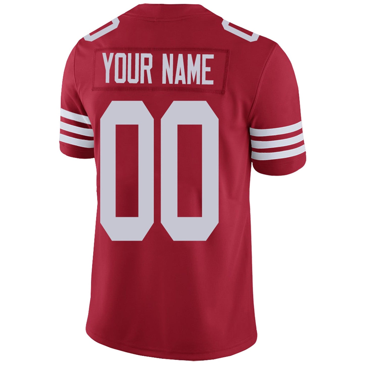 Custom San Francisco 49ers Football Jerseys Team Player or Personalized Design Your Own Name for Men's Women's Youth Jerseys Red