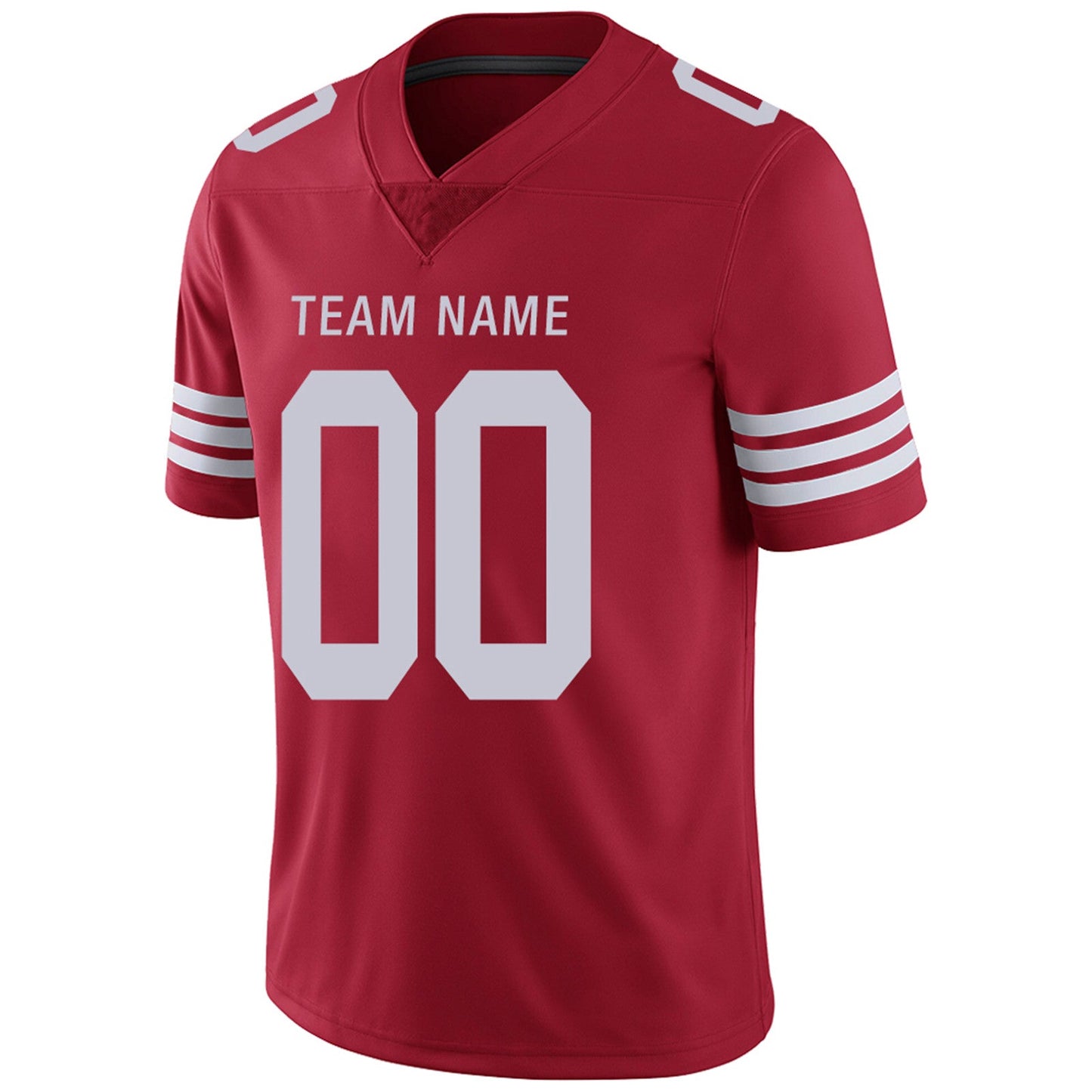 Custom San Francisco 49ers Football Jerseys Team Player or Personalized Design Your Own Name for Men's Women's Youth Jerseys Red