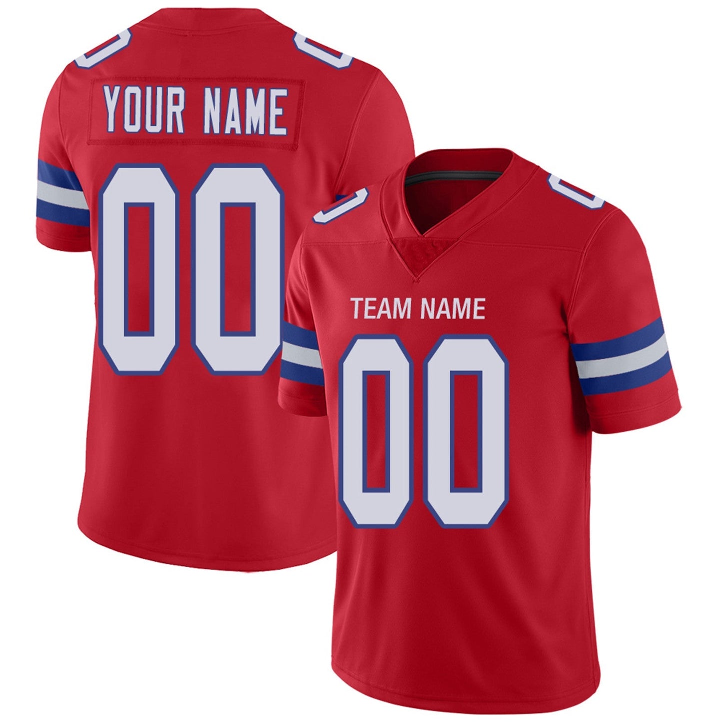 Custom New England Patriots Football Jerseys Team Player or Personalized Design Your Own Name for Men's Women's Youth Jerseys Navy