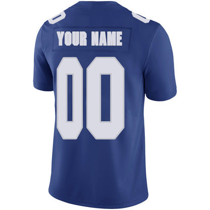 Custom NY.Giants Football Jerseys Team Player or Personalized Design Your Own Name for Men's Women's Youth Jerseys Navy