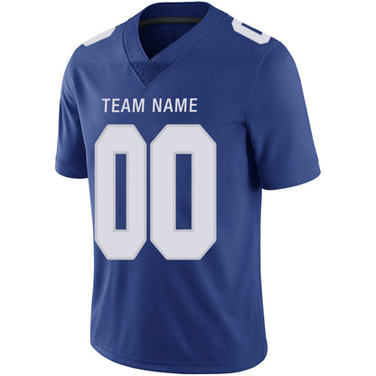 Custom NY.Giants Football Jerseys Team Player or Personalized Design Your Own Name for Men's Women's Youth Jerseys Navy