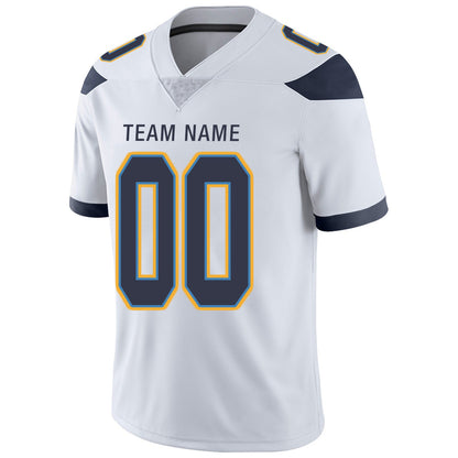 Custom LA.Chargers Football Jerseys Team Player or Personalized Design Your Own Name for Men's Women's Youth Jerseys Navy