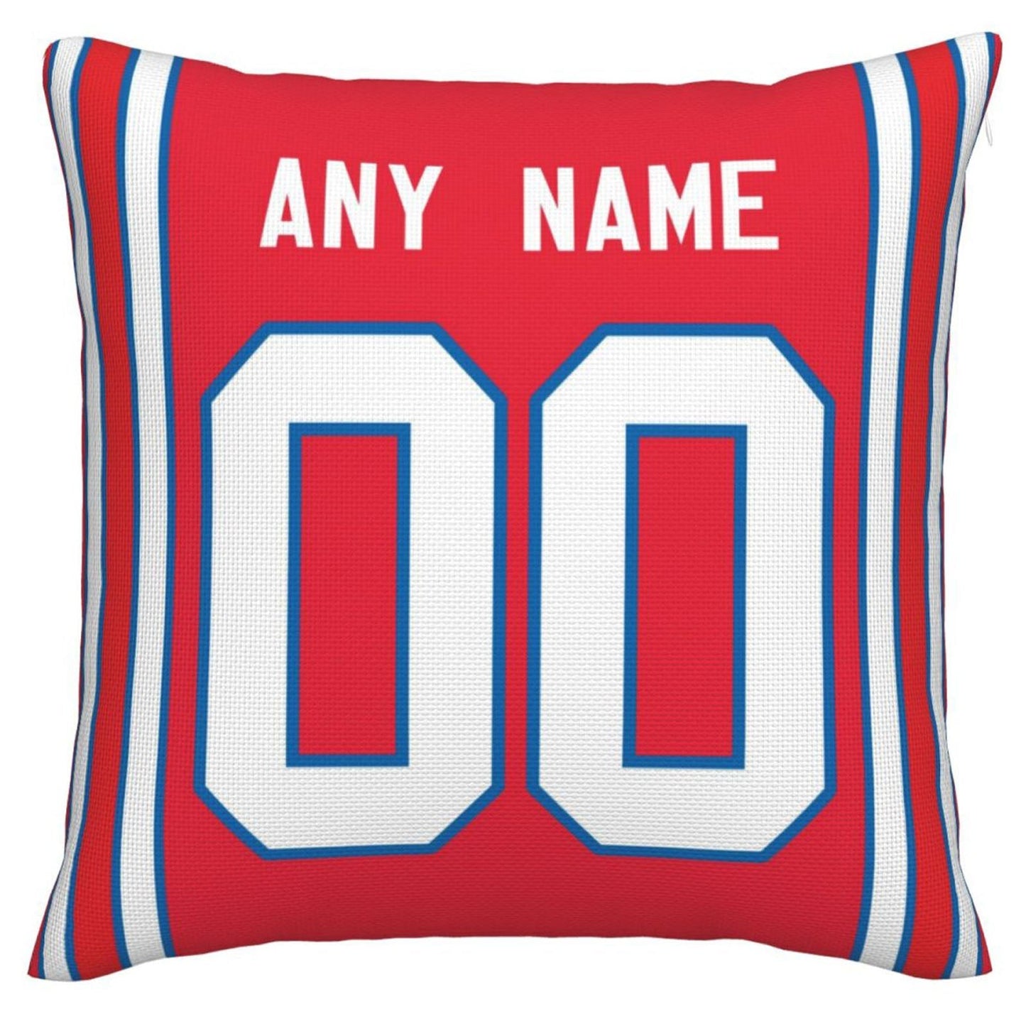 Custom Buffalo  Bills Pillow Royal Football Team Decorative Throw Pillow Case Print Personalized Football Style Fans Letters & Number Birthday Gift Football Pillows