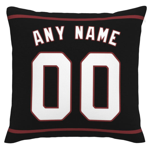 Custom Arizona Cardinals Pillow Decorative Throw Pillow Case - Print Personalized Football Team Fans Name & Number Birthday Gift Football Pillows