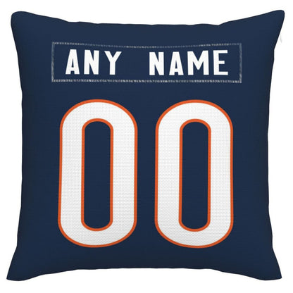 Custom C.Bears Pillow Decorative Throw Pillow Case - Print Personalized Football Team Fans Name & Number Birthday Gift Football Pillows