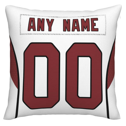 Custom Arizona Cardinals Pillow Decorative Throw Pillow Case - Print Personalized Football Team Fans Name & Number Birthday Gift Football Pillows