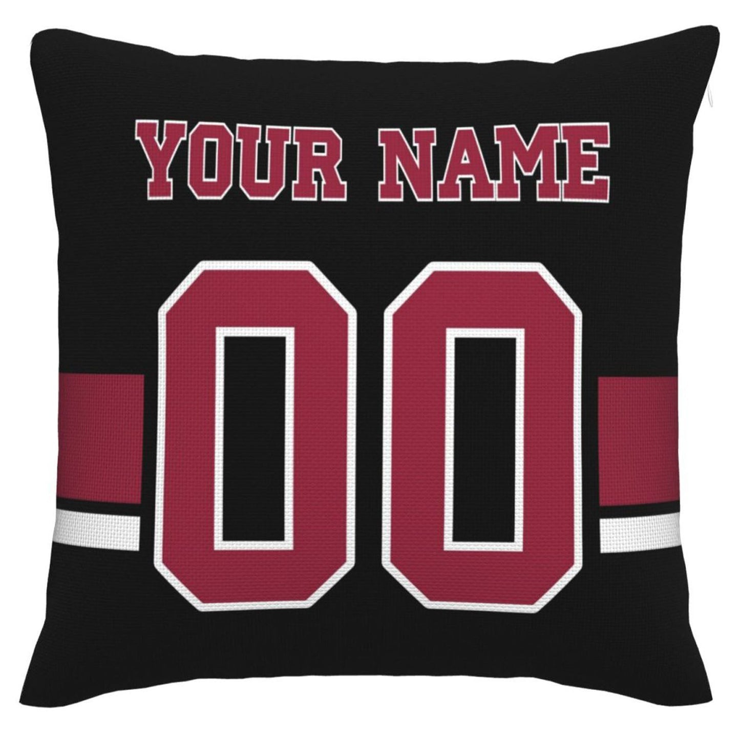 Custom Arizona Cardinals Pillow Decorative Throw Pillow Case - Print Personalized Football Team Fans Name & Number Birthday Gift Football Pillows