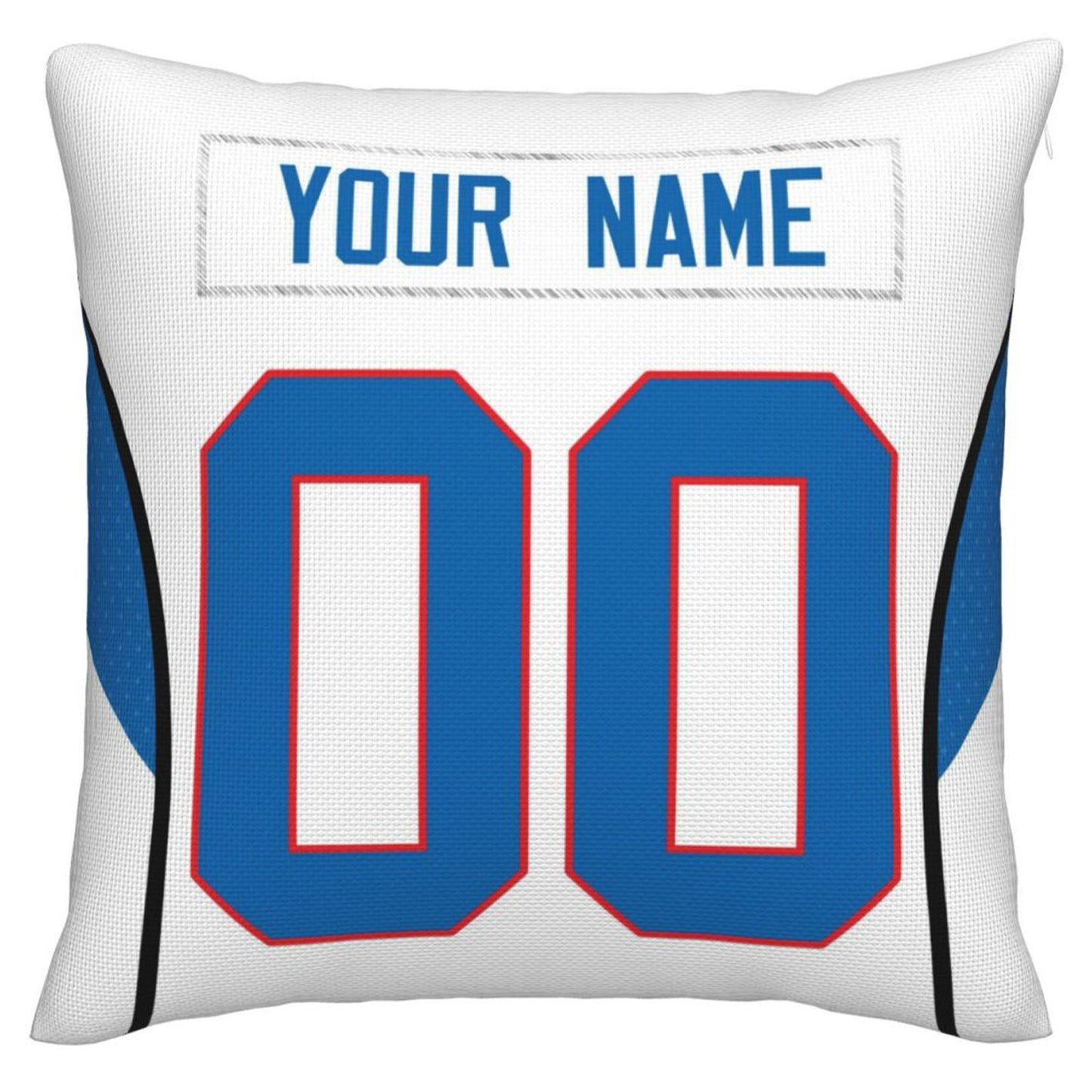 Custom Buffalo  Bills Pillow Royal Football Team Decorative Throw Pillow Case Print Personalized Football Style Fans Letters & Number Birthday Gift Football Pillows