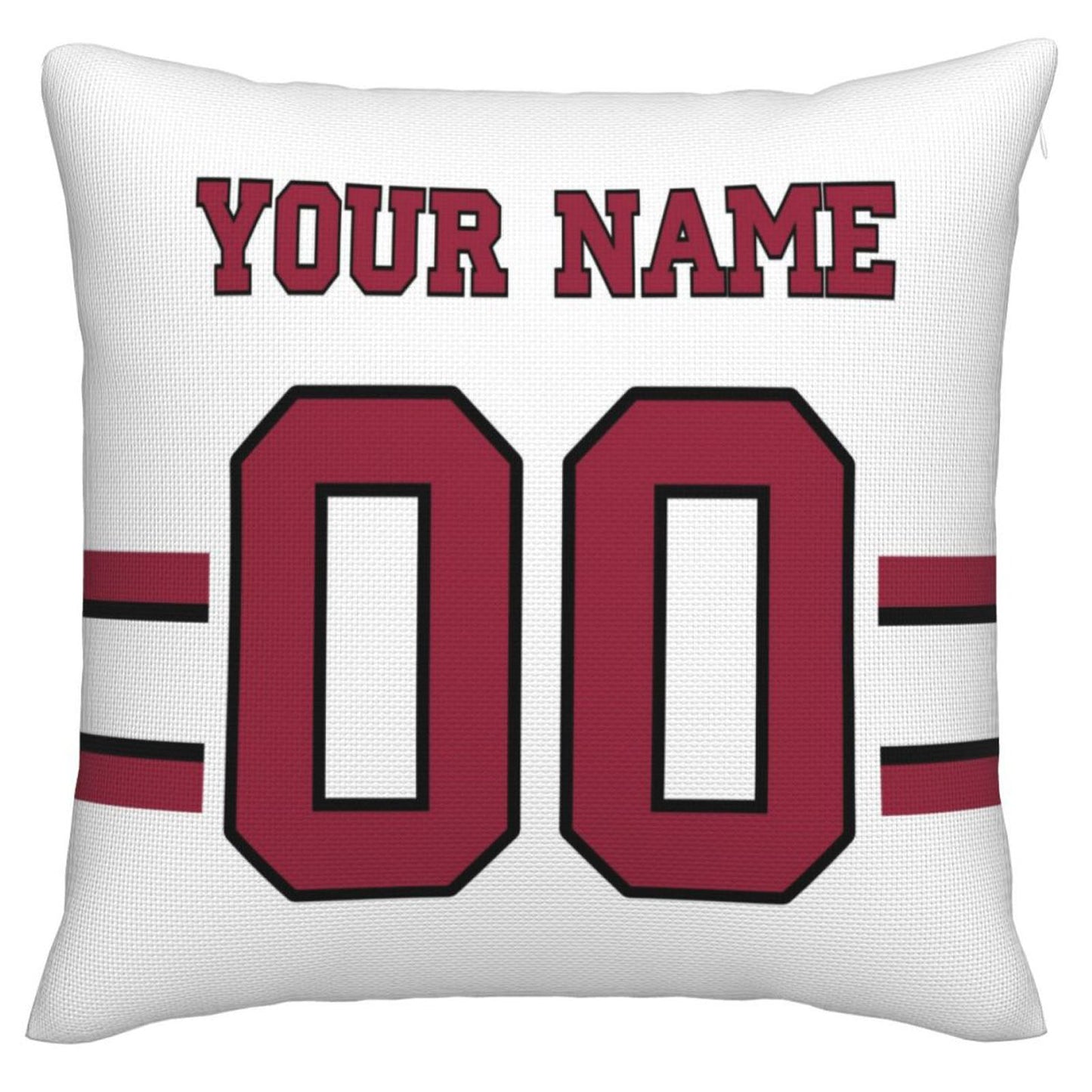 Custom Arizona Cardinals Pillow Decorative Throw Pillow Case - Print Personalized Football Team Fans Name & Number Birthday Gift Football Pillows