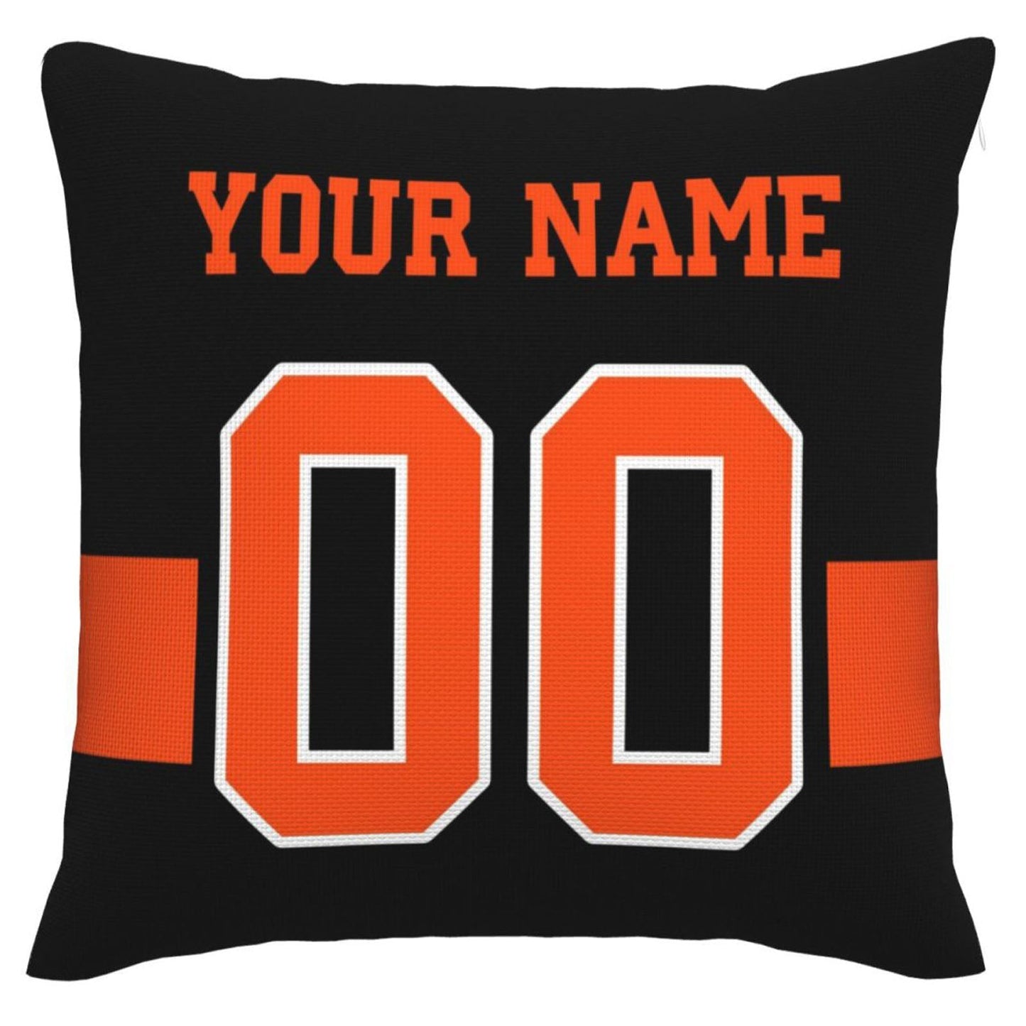 Custom Cincinnati Bengals Pillow Decorative Throw Pillow Case - Print Personalized Football Team Fans Name & Number Birthday Gift Football Pillows