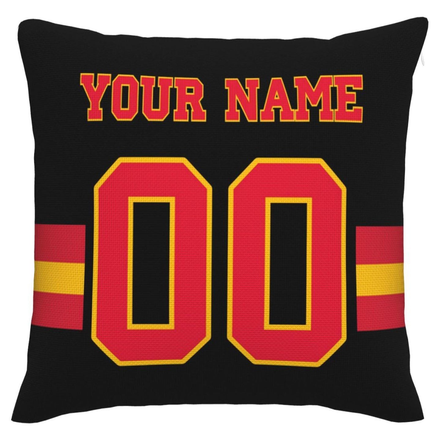 Custom  Kansas CityChiefs Pillow Decorative Throw Pillow Case - Print Personalized Football Team Fans Name & Number Birthday Gift Football Pillows