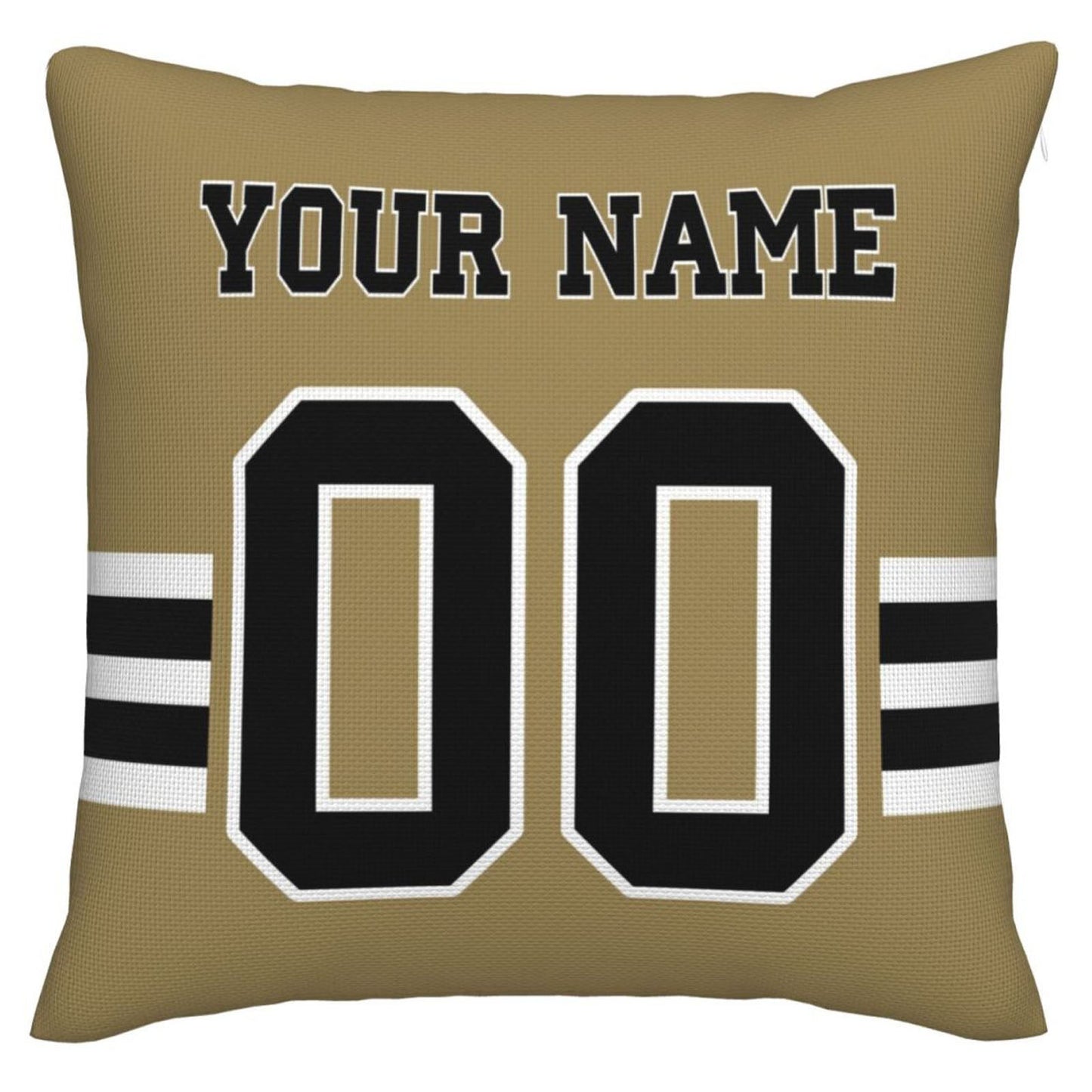 Custom NO.Saints Pillow Decorative Throw Pillow Case - Print Personalized Football Team Fans Name & Number Birthday Gift Football Pillows