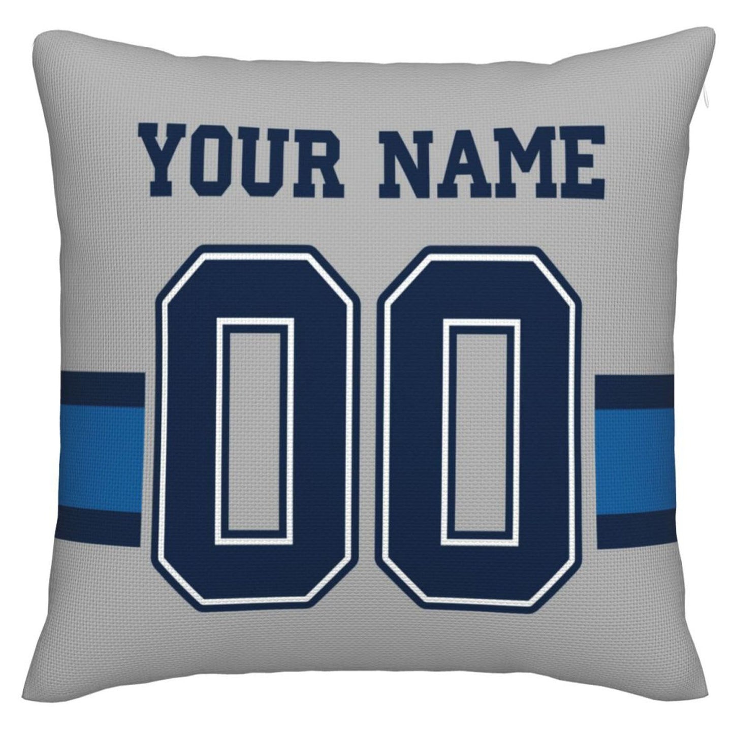 Custom Dallas Cowboys Pillow Decorative Throw Pillow Case - Print Personalized Football Team Fans Name & Number Birthday Gift Football Pillows