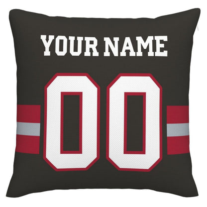 Custom TB.Buccaneers Pillow Decorative Throw Pillow Case - Print Personalized Football Team Fans Name & Number Birthday Gift Football Pillows