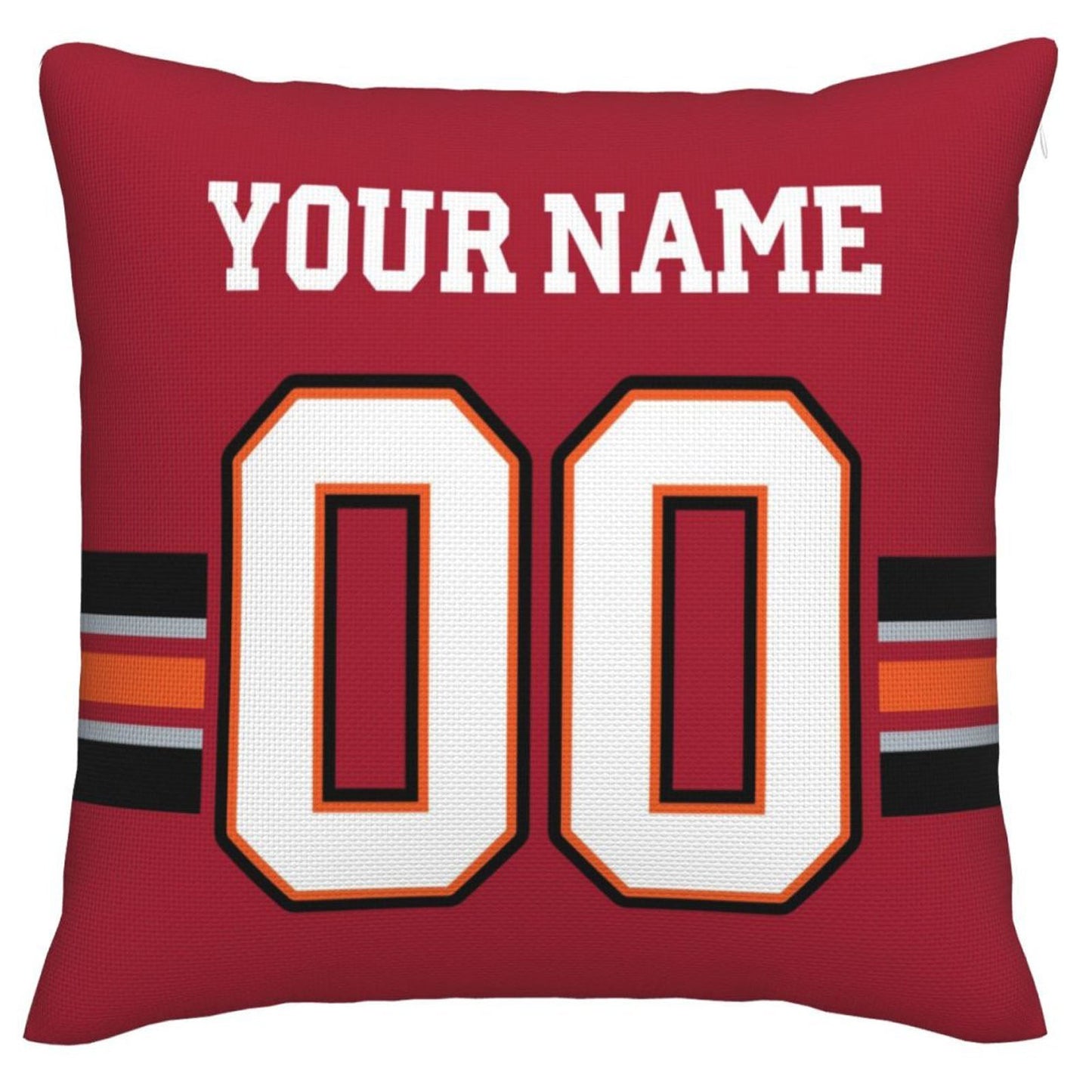 Custom TB.Buccaneers Pillow Decorative Throw Pillow Case - Print Personalized Football Team Fans Name & Number Birthday Gift Football Pillows