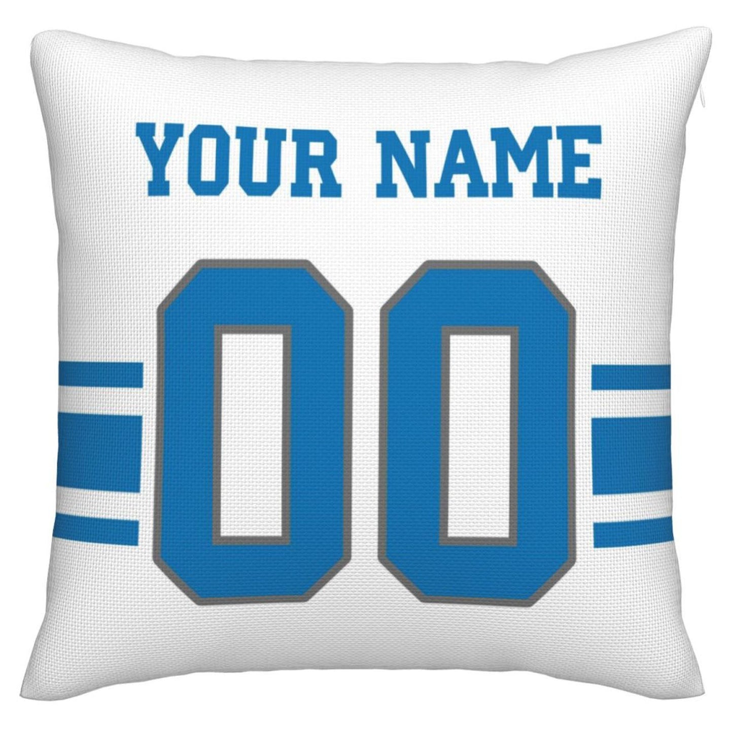 Custom Detroit Lions Pillow Decorative Throw Pillow Case - Print Personalized Football Team Fans Name & Number Birthday Gift Football Pillows