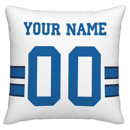 Custom Dallas Cowboys Pillow Decorative Throw Pillow Case - Print Personalized Football Team Fans Name & Number Birthday Gift Football Pillows