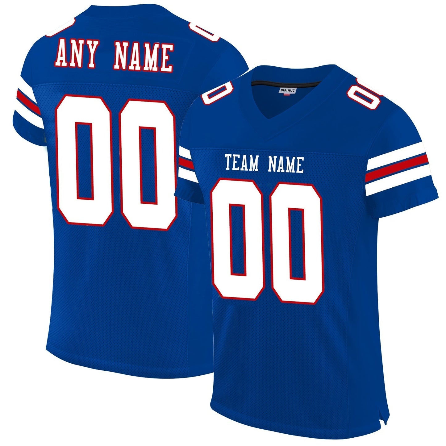 Custom Buffalo  Bills Football Jerseys Personalize Sports Shirt Design Royal Stitched Name And Number Christmas Birthday Gift