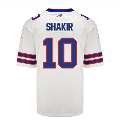 Buffalo  Bills #10 Khalil Shakir Game Jersey - White Football Jerseys