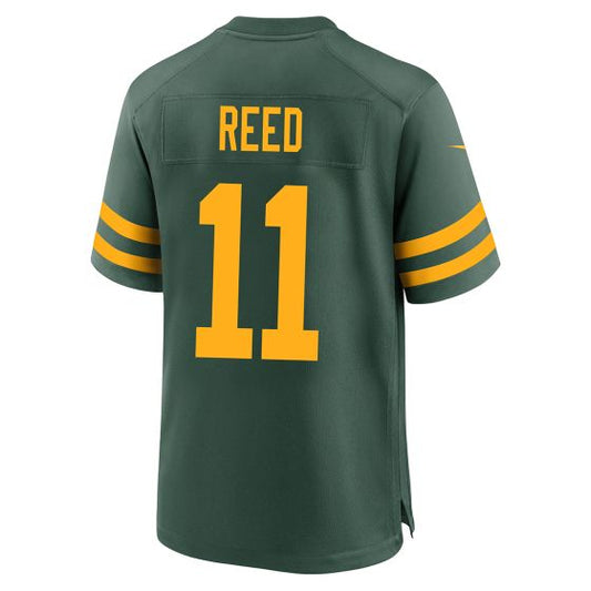 Green Bay PackersPackers #11 Jayden Reed 50s Green Classic Game Stitched American Football Jerseys