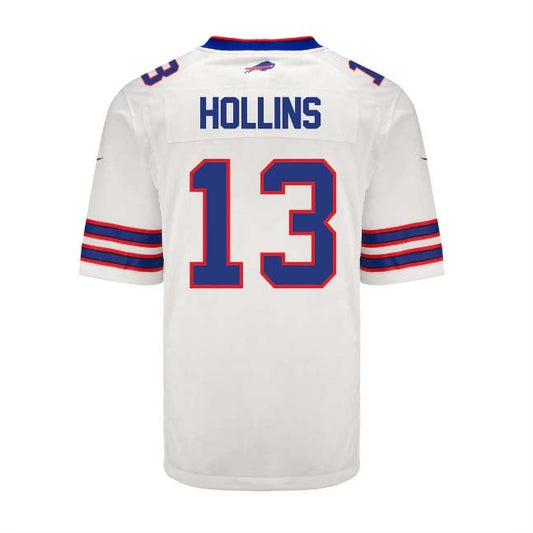 Buffalo  Bills #13 Mack Hollins Game Jersey - White Football Jerseys