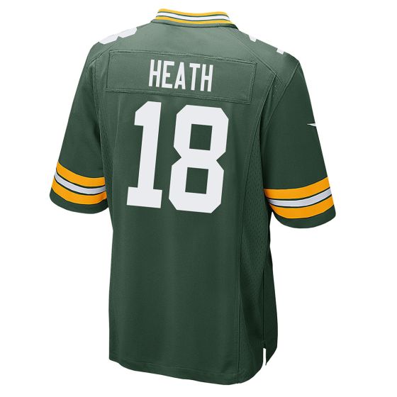 Green Bay PackersPackers #18 Malik Heath Green Game Stitched American Football Jerseys