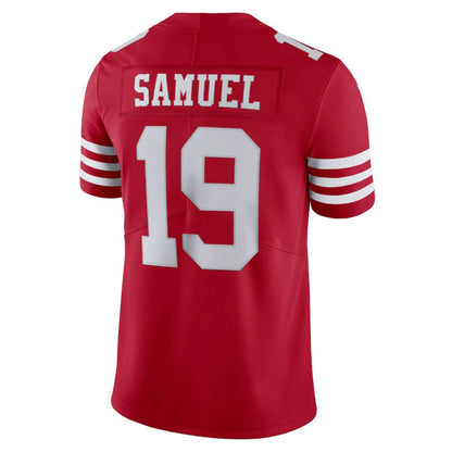 2022 San Francisco 49ers #19 Deebo Samuel Red Stitched American Football Jerseys