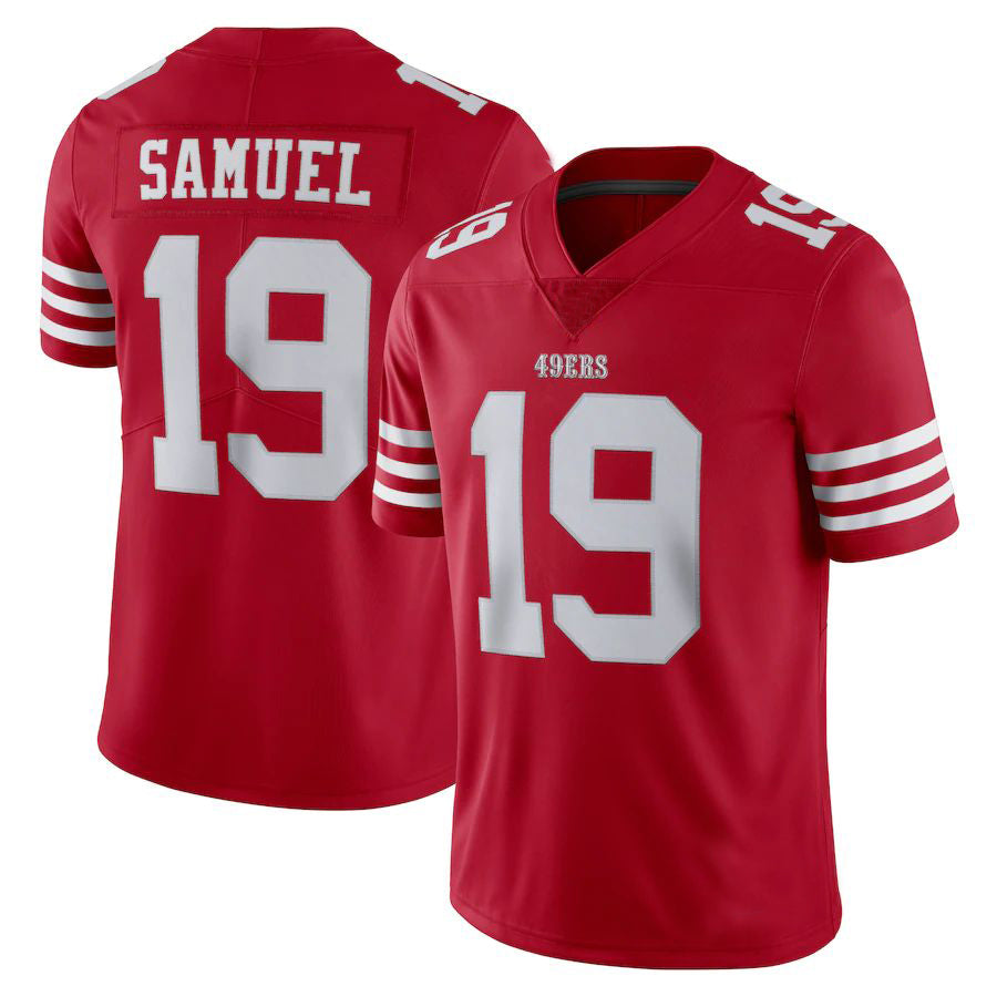 2022 San Francisco 49ers #19 Deebo Samuel Red Stitched American Football Jerseys