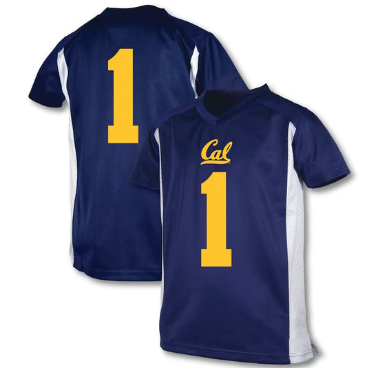 #1 C.Bears Garb Football Jersey - Blue American College Jerseys