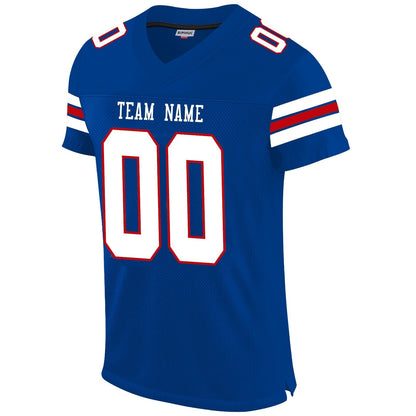 Custom Buffalo  Bills Football Jerseys Personalize Sports Shirt Design Royal Stitched Name And Number Christmas Birthday Gift