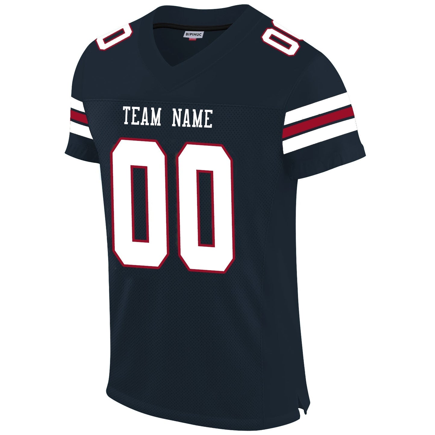 Custom C.Bear Football Jerseys Personalize Sports Shirt Design Navy Stitched Name And Number Christmas Birthday Gift