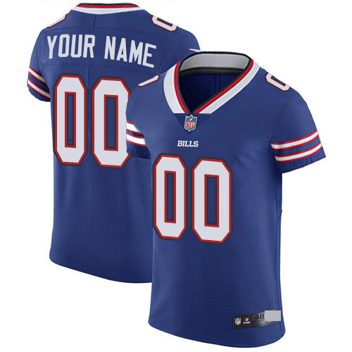 Buffalo Bills Customized Royal Blue Elite Jersey