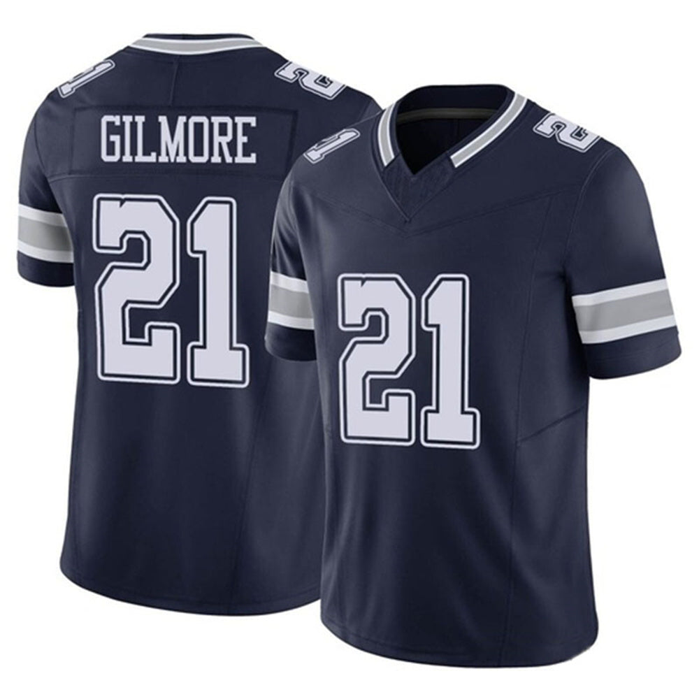 Dallas Cowboys #21 Stephon Gilmore Vapor F.U.S.E. Limited Jersey Navy Stitched American Football Jerseys