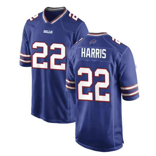 Buffalo  Bills #22 Damien Harris Royal Game Jersey American Stitched Football Jerseys