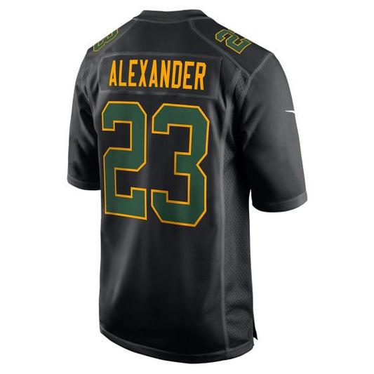 Green Bay PackersPackers #23 Jaire Alexander Black Fashion Game Stitched American Football Jerseys