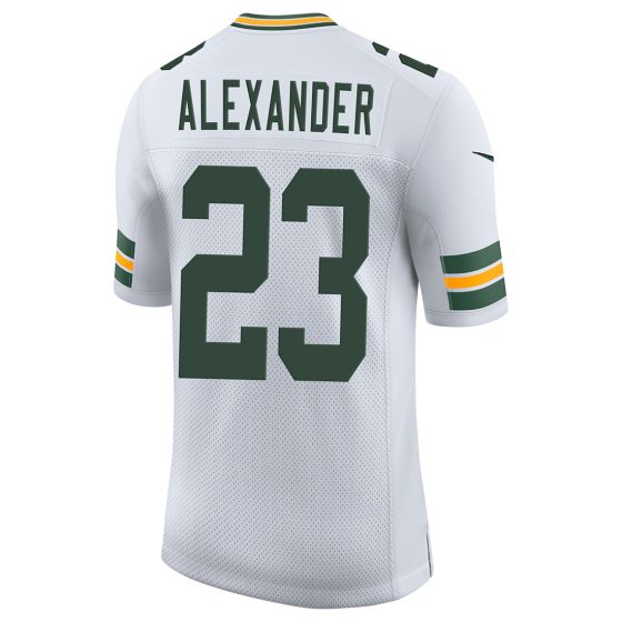 Green Bay PackersPackers #23 Jaire Alexander White Away Limited Stitched American Football Jerseys