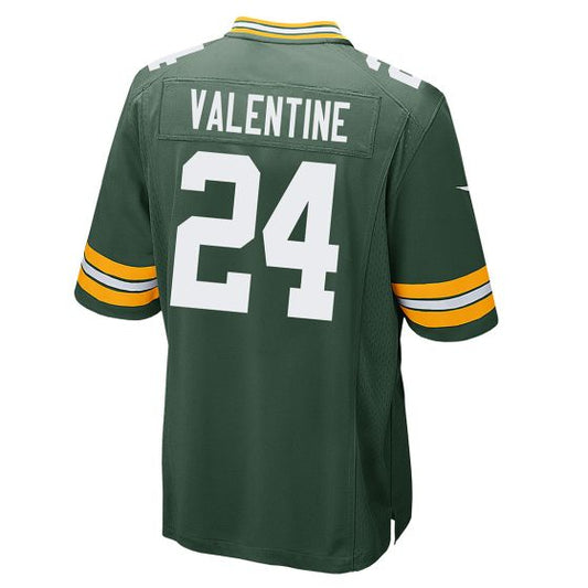 Green Bay PackersPackers #24 Carrington Valentine Green Game Stitched American Football Jerseys