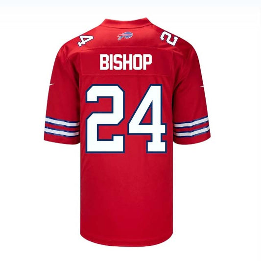 Buffalo  Bills #24 Cole Bishop Game Jersey - Red Football Jerseys