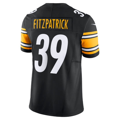 Pittsburgh Steelers #39 Minkah Fitzpatrick Vapor F.U.S.E. Limited Home Black Stitched American Football Jerseys