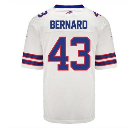 Buffalo  Bills #43 Terrel Bernard Game Jersey - White Stitched American Football Jerseys