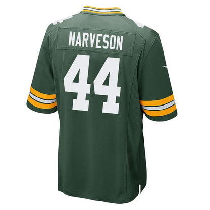 Green Bay PackersPackers #44 Brayden Narveson Green Game Stitched American Football Jerseys