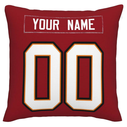 Custom TB.Buccaneers Pillow Decorative Throw Pillow Case - Print Personalized Football Team Fans Name & Number Birthday Gift Football Pillows