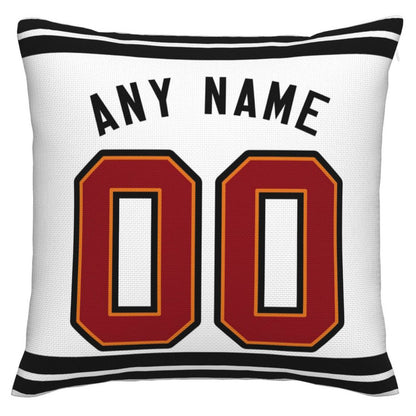 Custom TB.Buccaneers Pillow Decorative Throw Pillow Case - Print Personalized Football Team Fans Name & Number Birthday Gift Football Pillows