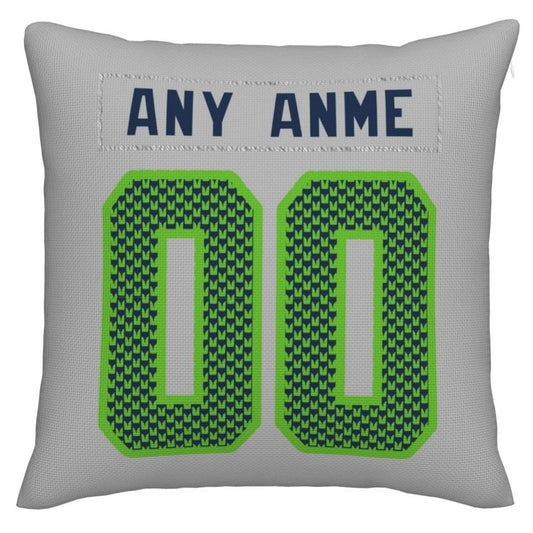 Custom S.Seahawks Pillow Decorative Throw Pillow Case - Print Personalized Football Team Fans Name & Number Birthday Gift Football Pillows