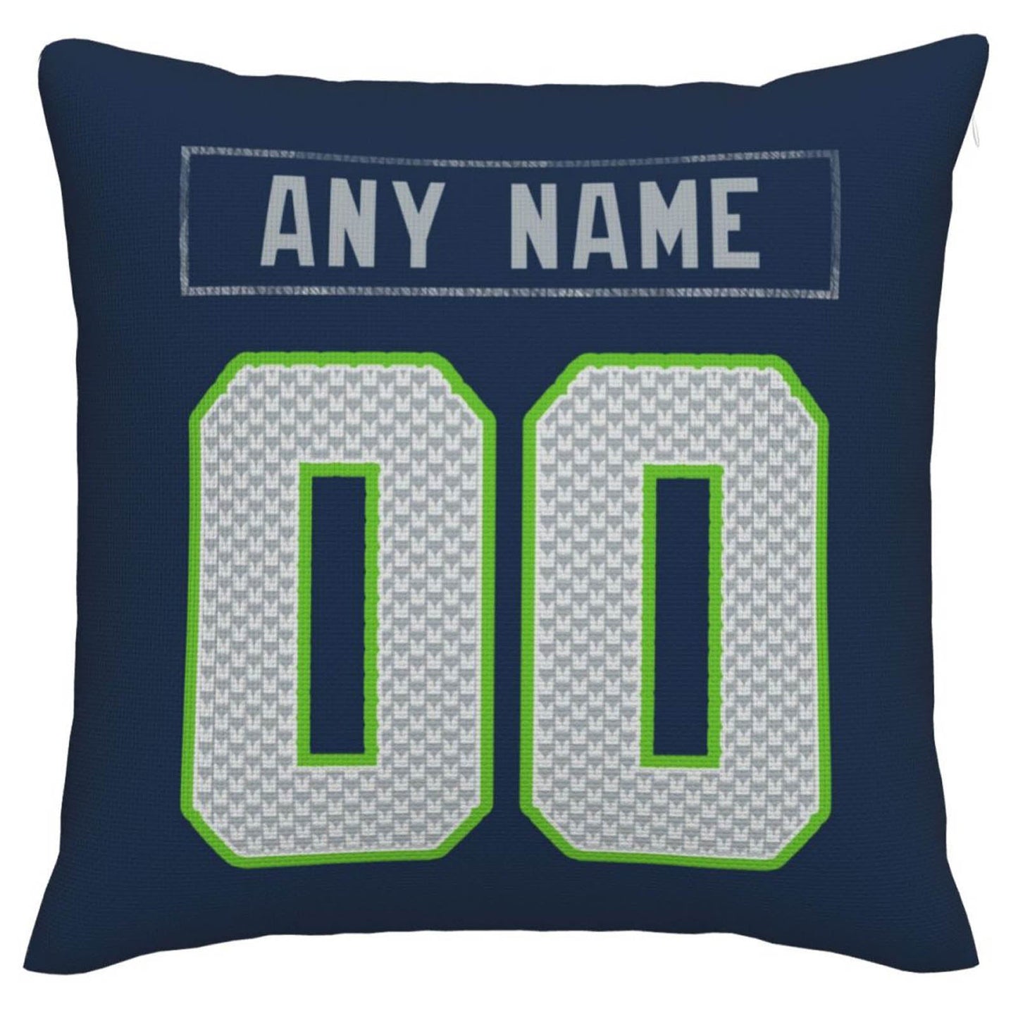 Custom S.Seahawks Pillow Decorative Throw Pillow Case - Print Personalized Football Team Fans Name & Number Birthday Gift Football Pillows